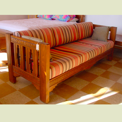 Wood Frame Couch